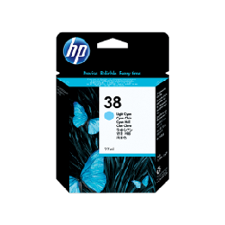 HP 38 cartouche d'encreOriginal Rendement standard Cyan clair