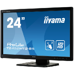 iiyama ProLite T2452MTS-B5 écran plat de PC 23.6" Full HD LED Écran tactile Noir