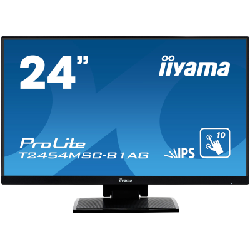 iiyama ProLite T2454MSC-B1AG écran plat de PC 60,5 cm (23.8") 1920 x 1080 pixels Full HD LED Écran tactile Multi-utilisateur Noir (T2454MSC-B1AG)