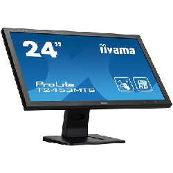 iiyama ProLite T2453MTS-B1 écran plat de PC 59,9 cm (23.6") 1920 x 1080 pixels Full HD LED Écran tactile Dessus de table Noir (T2453MTS-B1)