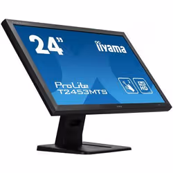iiyama ProLite T2453MTS-B1 écran plat de PC 59,9 cm (23.6") 1920 x 1080 pixels Full HD LED Écran tactile Dessus de table Noir (T2453MTS-B1) - Vue supplémentaire 2