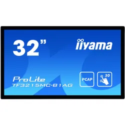 iiyama ProLite TF3215MC-B1AG écran plat de PC 81,3 cm (32") 1920 x 1080 pixels Full HD LED Écran tactile Kiosque Noir
