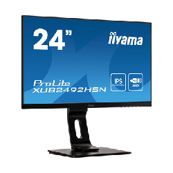 iiyama ProLite XUB2492HSN-B1 écran plat de PC 60,5 cm (23.8") 1920 x 1080 pixels Full HD LED Noir (XUB2492HSN-B1)