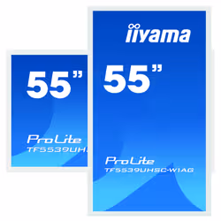 iiyama ProLite TF5539UHSC-W1AG écran plat de PC 139,7 cm (55") 3840 x 2160 pixels 4K Ultra HD LED Écran tactile Multi-utilisateur Blanc - Vue supplémentaire 2