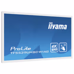 iiyama ProLite TF5539UHSC-W1AG écran plat de PC 139,7 cm (55") 3840 x 2160 pixels 4K Ultra HD LED Écran tactile Multi-utilisateur Blanc - Vue supplémentaire 4