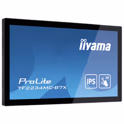 iiyama ProLite TF2234MC-B7X écran plat de PC 54,6 cm (21.5") 1920 x 1080 pixels Full HD LED Écran tactile Multi-utilisateur Noir - Vue supplémentaire 3
