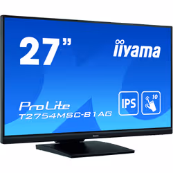 iiyama ProLite T2754MSC-B1AG écran plat de PC 68,6 cm (27") 1920 x 1080 pixels Full HD LED Écran tactile Multi-utilisateur Noir - Vue supplémentaire 2