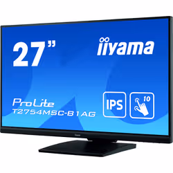 iiyama ProLite T2754MSC-B1AG écran plat de PC 68,6 cm (27") 1920 x 1080 pixels Full HD LED Écran tactile Multi-utilisateur Noir - Vue supplémentaire 4