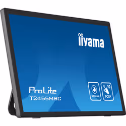 iiyama T2455MSC-B1 affichage de messages Écran plat de signalisation numérique 61 cm (24") LED 400 cd/m² Full HD Noir Écran tactile - Vue supplémentaire 3