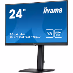 iiyama ProLite XUB2494HSU-B2 écran plat de PC 60,5 cm (23.8") 1920 x 1080 pixels Full HD LED Noir - Vue supplémentaire 4