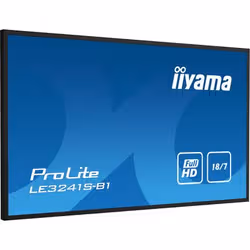 iiyama LE3241S-B1 affichage de messages Écran plat de signalisation numérique 80 cm (31.5") 350 cd/m² Full HD Noir 18/7 - Vue supplémentaire 3