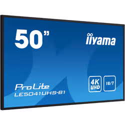 iiyama LE5041UHS-B1 affichage de messages Écran plat de signalisation numérique 125,7 cm (49.5") LCD 350 cd/m² 4K Ultra HD Noir 18/7 - Vue supplémentaire 2