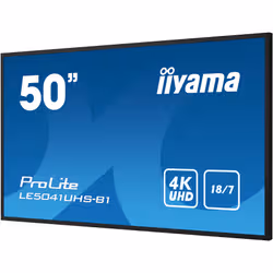 iiyama LE5041UHS-B1 affichage de messages Écran plat de signalisation numérique 125,7 cm (49.5") LCD 350 cd/m² 4K Ultra HD Noir 18/7 - Vue supplémentaire 4