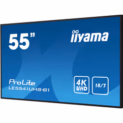iiyama LE5541UHS-B1 affichage de messages Écran plat de signalisation numérique 138,7 cm (54.6") LCD 350 cd/m² 4K Ultra HD Noir 18/7 - Vue supplémentaire 3