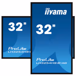 iiyama LH3254HS-B1AG affichage de messages Panneau plat de signalisation numérique 80 cm (31.5") LCD Wifi 500 cd/m² Full HD Noir Intégré dans le processeur Android 11 24/7 - Vue supplémentaire 2