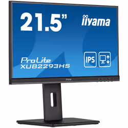 iiyama ProLite XUB2293HS-B5 écran plat de PC 54,6 cm (21.5") 1920 x 1080 pixels Full HD LED Noir - Vue supplémentaire 6