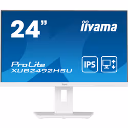 iiyama ProLite XUB2492HSU-W5 LED display 61 cm (24") 1920 x 1080 pixels Full HD Blanc - Vue supplémentaire 2