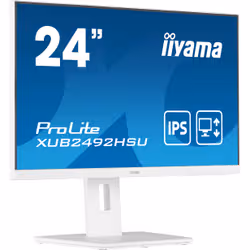 iiyama ProLite XUB2492HSU-W5 LED display 61 cm (24") 1920 x 1080 pixels Full HD Blanc - Vue supplémentaire 3