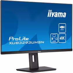iiyama ProLite XUB3293UHSN-B5 écran plat de PC 80 cm (31.5") 3840 x 2160 pixels 4K Ultra HD LCD Noir - Vue supplémentaire 2