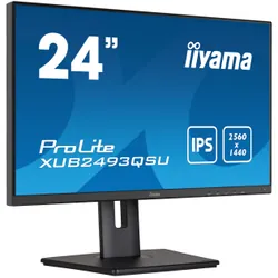 iiyama ProLite XUB2493QSU-B5 écran plat de PC 61 cm (24") 2560 x 1440 pixels Wide Quad HD LED Noir