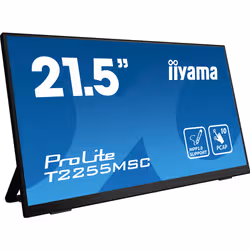iiyama ProLite T2255MSC-B1 écran plat de PC 54,6 cm (21.5") 1920 x 1080 pixels Full HD LCD Écran tactile Noir - Vue supplémentaire 2
