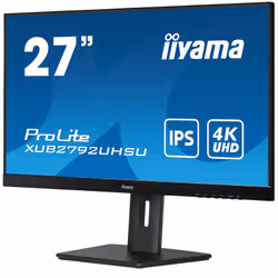 iiyama ProLite XUB2792UHSU-B5 écran plat de PC 68,6 cm (27") 3840 x 2160 pixels 4K Ultra HD LED Noir - Vue supplémentaire 3