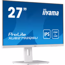 iiyama ProLite XUB2792QSU-W5 écran plat de PC 68,6 cm (27") 2560 x 1440 pixels Wide Quad HD LED Blanc - Vue supplémentaire 2