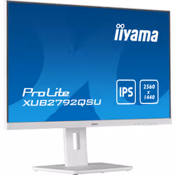 iiyama ProLite XUB2792QSU-W5 écran plat de PC 68,6 cm (27") 2560 x 1440 pixels Wide Quad HD LED Blanc - Vue supplémentaire 3