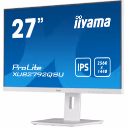 iiyama ProLite XUB2792QSU-W5 écran plat de PC 68,6 cm (27") 2560 x 1440 pixels Wide Quad HD LED Blanc - Vue supplémentaire 4
