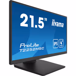 iiyama ProLite T2252MSC-B2 écran plat de PC 54,6 cm (21.5") 1920 x 1080 pixels Full HD LCD Écran tactile Noir - Vue supplémentaire 2
