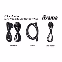 iiyama PROLITE Carte A numérique 108 cm (42.5") LED Wifi 500 cd/m² 4K Ultra HD Noir Intégré dans le processeur Android 11 24/7 - Vue supplémentaire 3