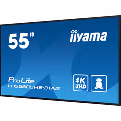 iiyama PROLITE Carte A numérique 139,7 cm (55") LED Wifi 500 cd/m² 4K Ultra HD Noir Intégré dans le processeur Android 11 24/7 - Vue supplémentaire 2
