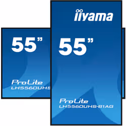 iiyama PROLITE Carte A numérique 139,7 cm (55") LED Wifi 500 cd/m² 4K Ultra HD Noir Intégré dans le processeur Android 11 24/7 - Vue supplémentaire 5