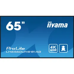 iiyama PROLITE Carte A numérique 165,1 cm (65") LED Wifi 500 cd/m² 4K Ultra HD Noir Intégré dans le processeur Android 11 24/7