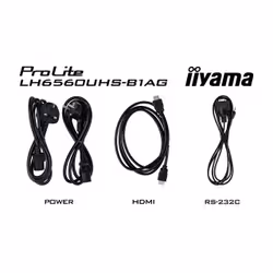iiyama PROLITE Carte A numérique 165,1 cm (65") LED Wifi 500 cd/m² 4K Ultra HD Noir Intégré dans le processeur Android 11 24/7 - Vue supplémentaire 4