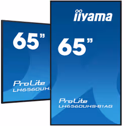 iiyama PROLITE Carte A numérique 165,1 cm (65") LED Wifi 500 cd/m² 4K Ultra HD Noir Intégré dans le processeur Android 11 24/7 - Vue supplémentaire 6