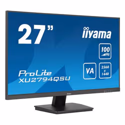 iiyama ProLite XU2794QSU-B6 écran plat de PC 68,6 cm (27") 2560 x 1440 pixels Wide Quad HD LCD Noir - Vue supplémentaire 2