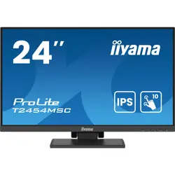 iiyama ProLite T2454MSC-B2AG écran plat de PC 60,5 cm (23.8") 1920 x 1080 pixels Full HD LED Écran tactile Multi-utilisateur Noir