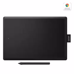 Wacom One by Medium tablette graphique 2540 lpi 216 x 135 mm USB Noir - Vue supplémentaire 2