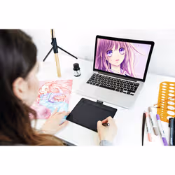 Wacom Intuos S Bluetooth Manga Edition tablette graphique Noir 2540 lpi 152 x 95 mm USB/Bluetooth - Vue supplémentaire 4