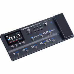 BOSS GX-100 pédale d'effets Pédale d'expression Noir, Bleu - Vue supplémentaire 2