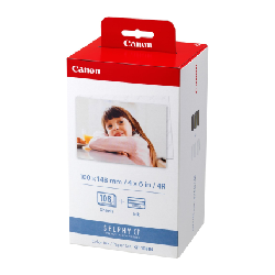Canon KP-108IN papier photos Rouge, Blanc (3115B001)