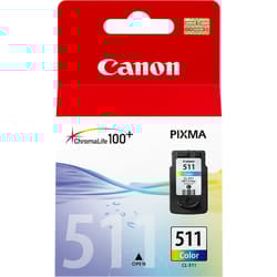 Canon Cartouche d'encre couleur CL-511 C/M/Y (2972B001)