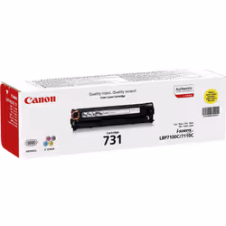Canon 731 Cartouche de toner 1 pièce(s) Original Jaune - Vue supplémentaire 2
