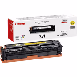 Canon 731 Cartouche de toner 1 pièce(s) Original Jaune - Vue supplémentaire 3