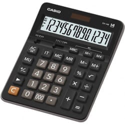 Calculatrice de bureau 14 chiffres Casio GX-14B - Noir