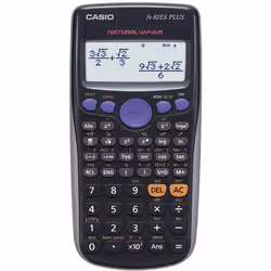 Casio FX-82ES Plus calculatrice Poche Calculatrice scientifique Noir, Gris