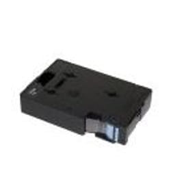 Brother Laminated Labelling Tape - 9mm, Black/Clear Matt ruban d'étiquette TC