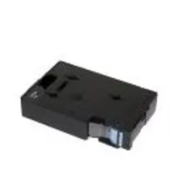 Brother Laminated Labelling Tape - 9mm, Black/Clear Matt ruban d'étiquette TC