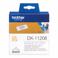 Brother Étiquettes d’adresse grande taille - Vue supplémentaire 2